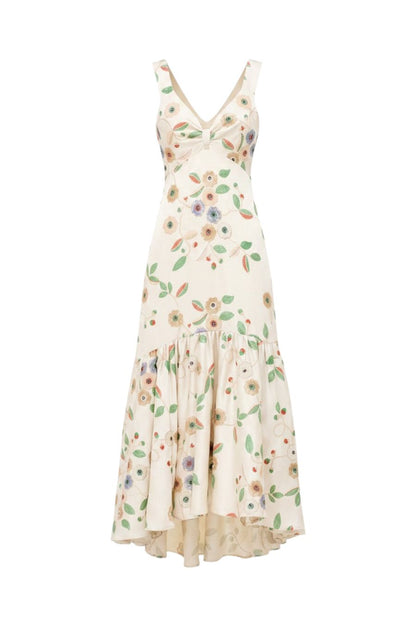 Azur Dress in Floral Sequins