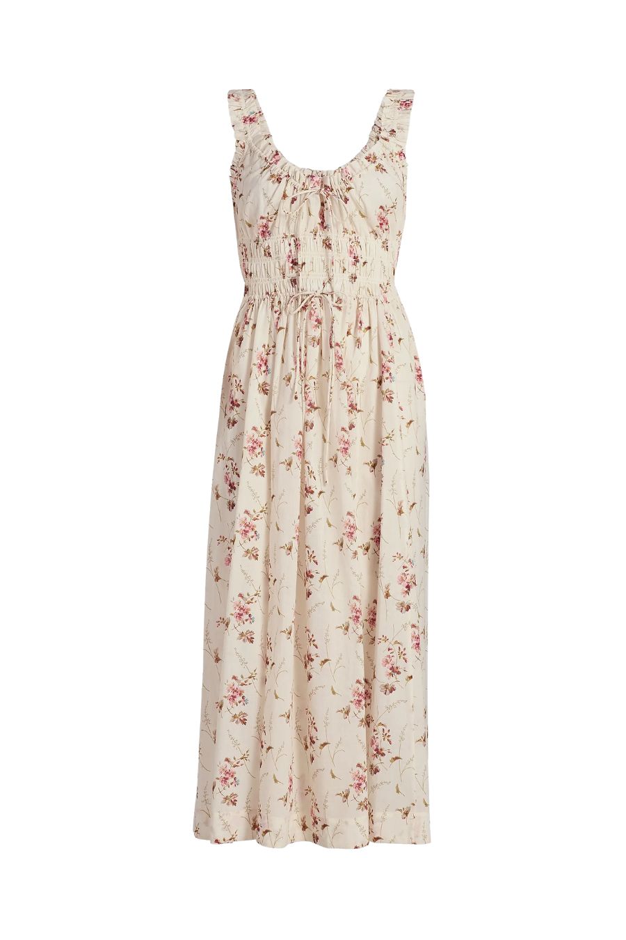 Emmaretta Dress in Blanc Prairie Rose