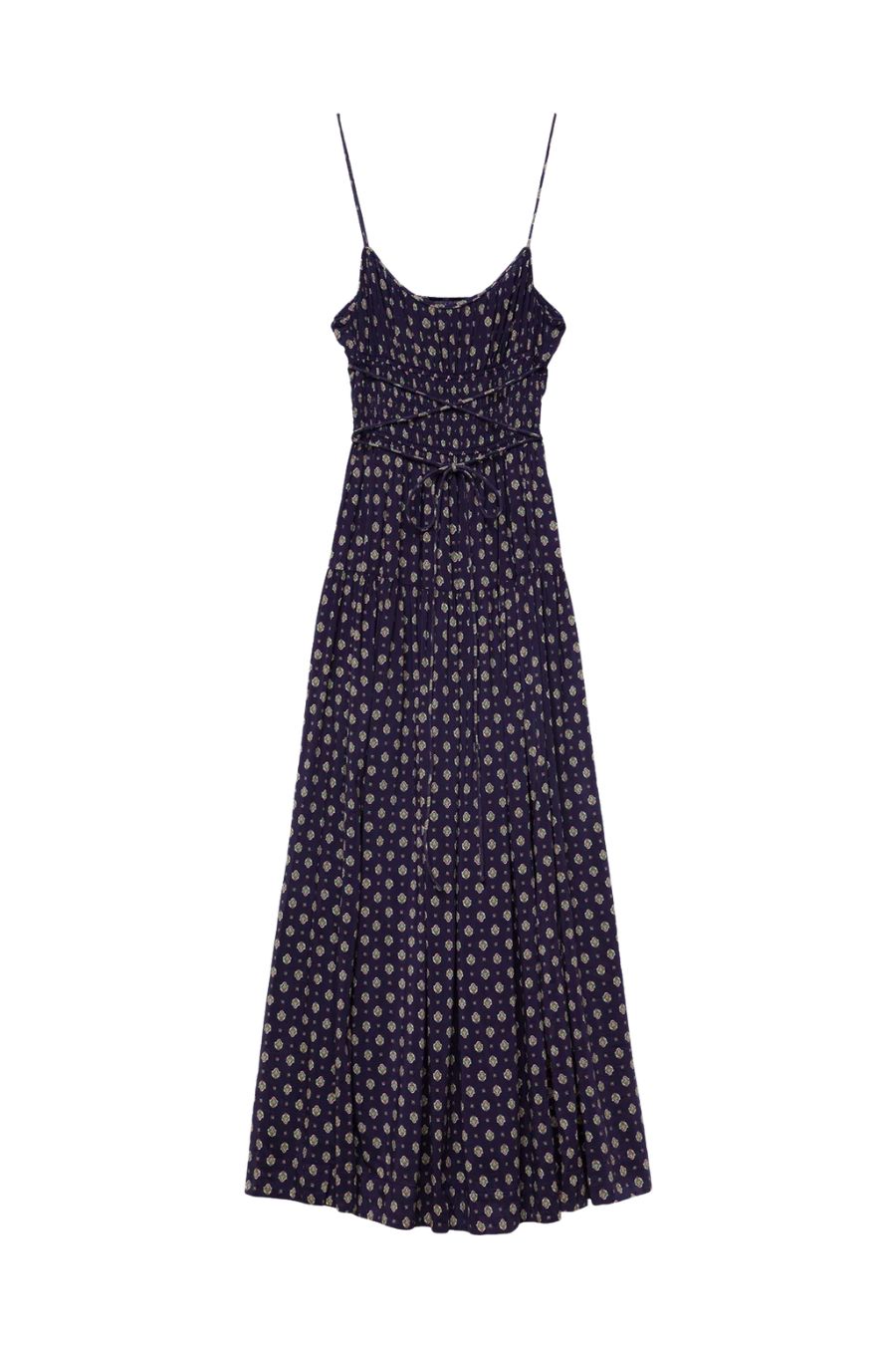 Safia Dress in Navy Cadiz Foulard