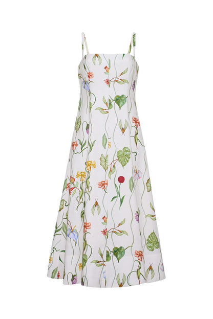 Gimlet Dress in Flora Trail Ivory