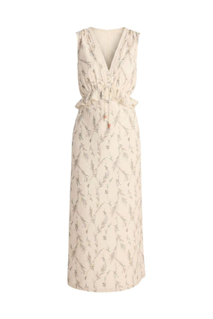 Sleeveless Dominick Dress in Dove Multi