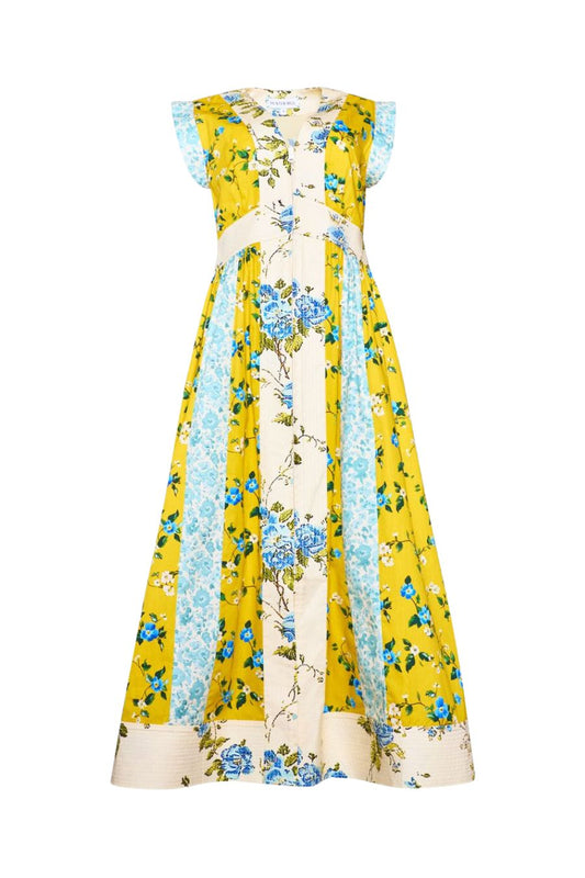 April Midi Dress in Meadow Mix
