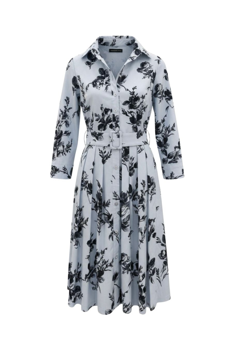 Audrey Dress in Soft Indigo