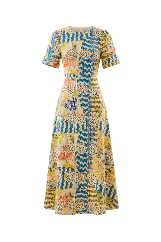 Casey Dress in Morning Glory