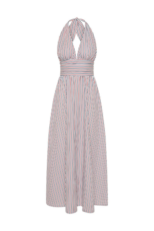 Lido Maxi Dress in Venezia Stripe
