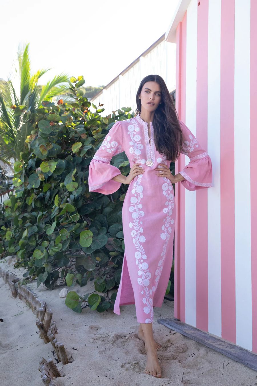 Margaux Kaftan in Pink