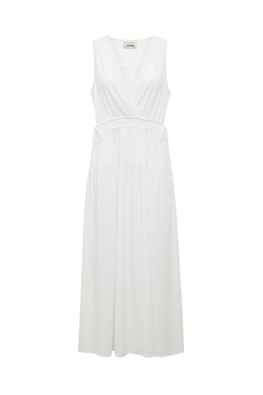 Meri Dress in White
