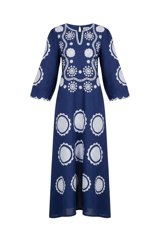 Alice Kaftan in Indigo