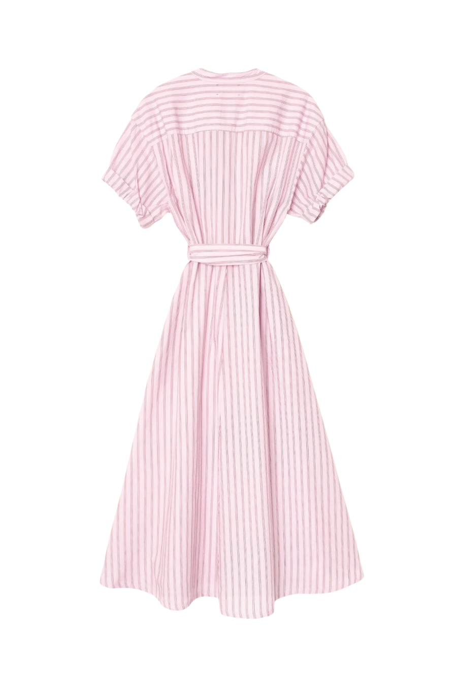 Liora Dress in Blush Cherry Stripe