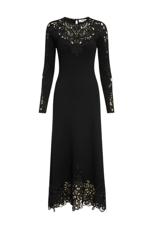 Adelina L/S Dress in Black