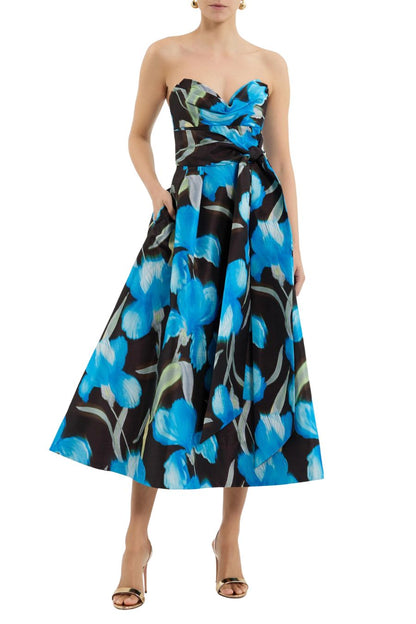 Ingrid Strapless Midi Dress