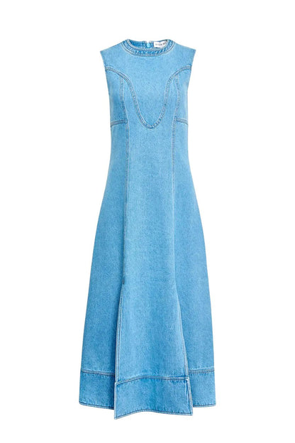 Sedona Dress in Vintage Denim