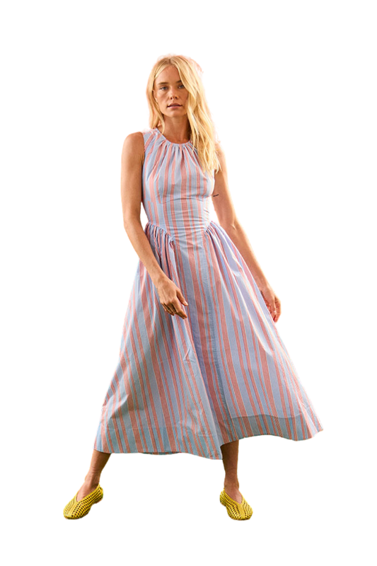 Nantucket Dress in Seaside Stripe