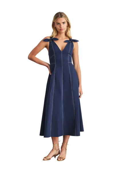 Caprice Dress in Maritime Blue