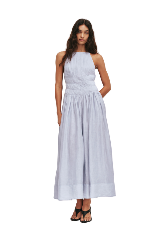 Helene Maxi Dress in French Blue