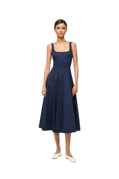 Wells Dress in Navy