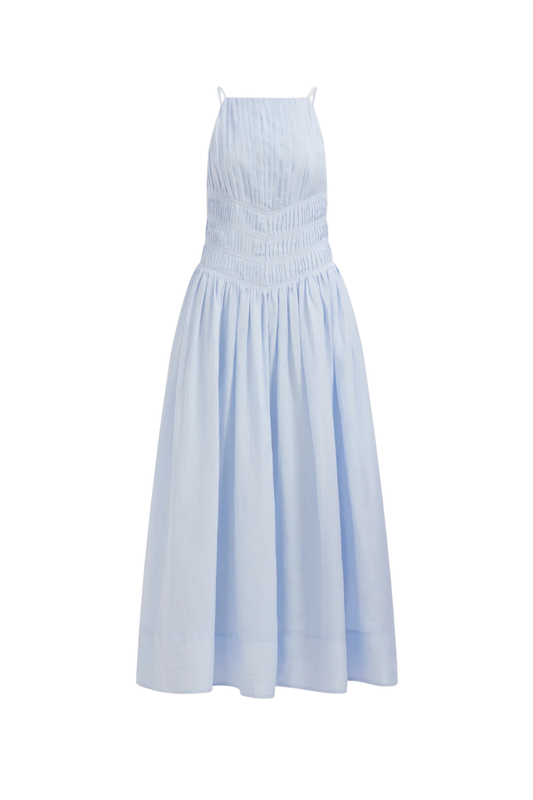 Helene Maxi Dress in French Blue