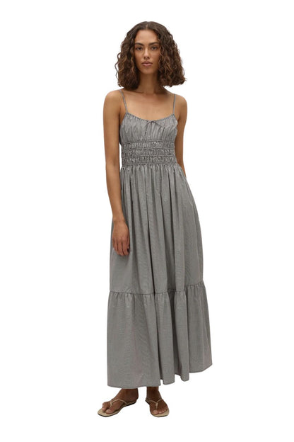 Sofie Maxi Dress Hanne Gingham Espresso