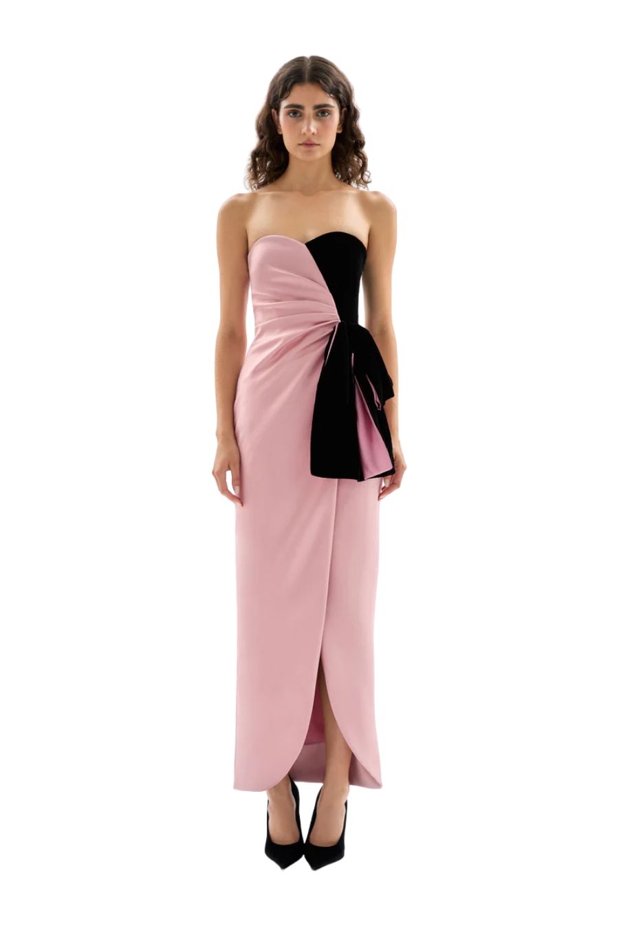 Lala Gown in Rose Quartz/Nori Multi Bunny and Babe Winnetka Lala Gown in Rose Quartz/Nori Multi Bunny and Babe Winnetka