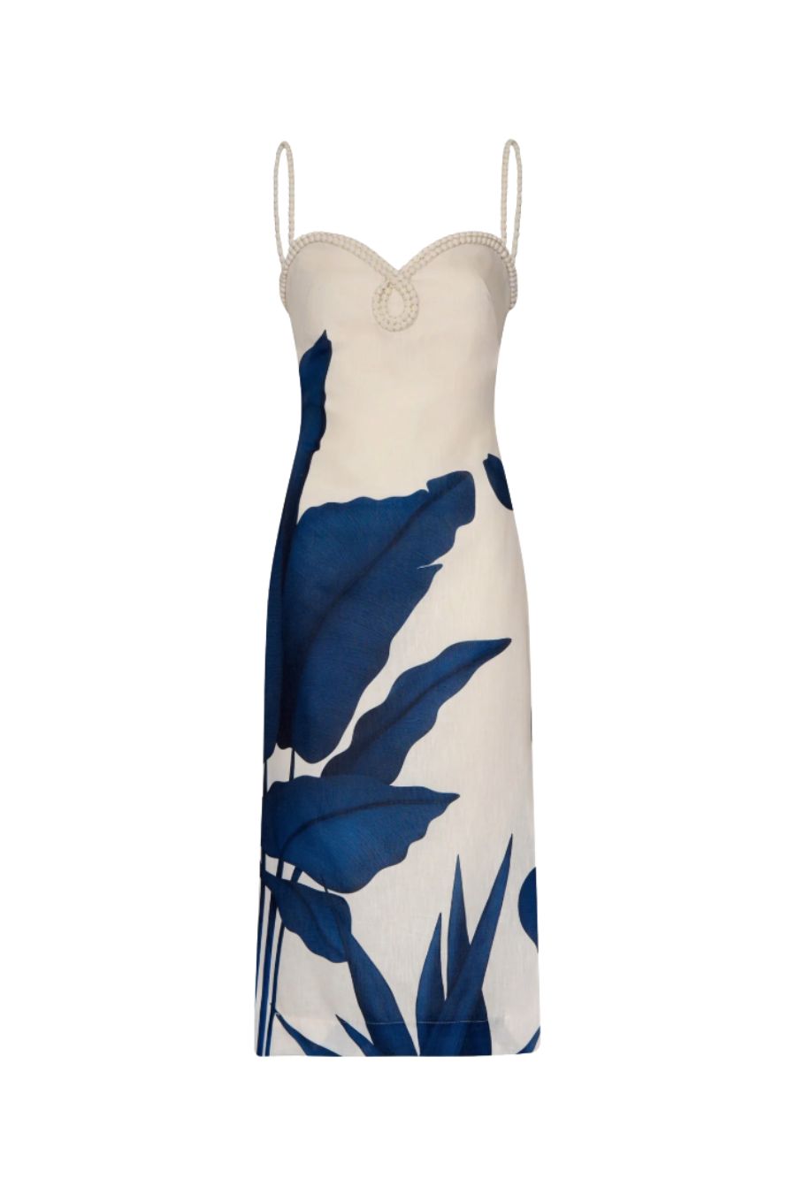 Di Palma Midi in Maxi Navy Botanicals