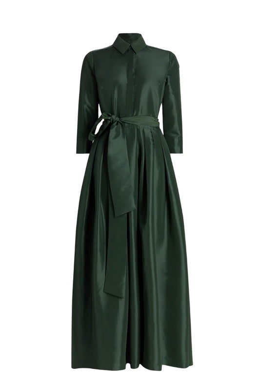 Julip Belted Gown in Cypress