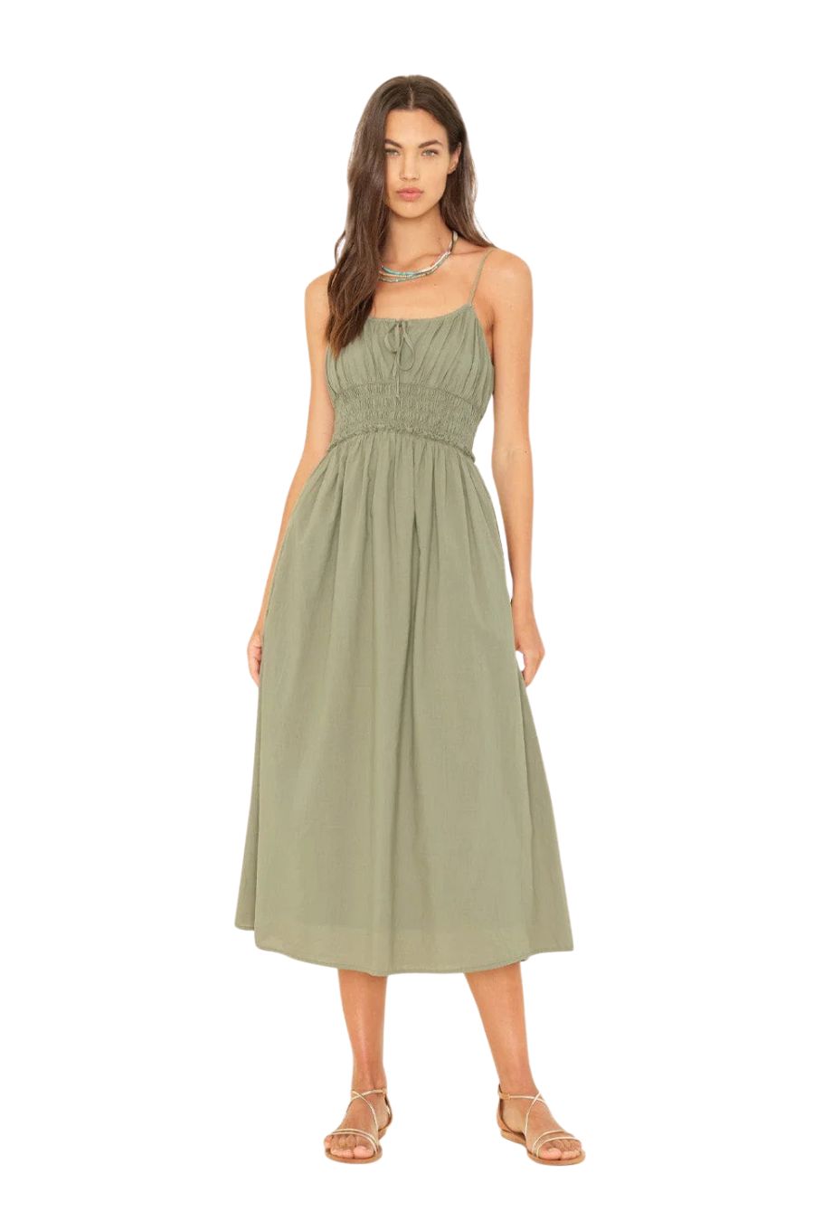 Dark Seagrass Jessa Dress