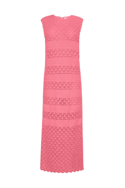 Amara Dress in Taffy Pink