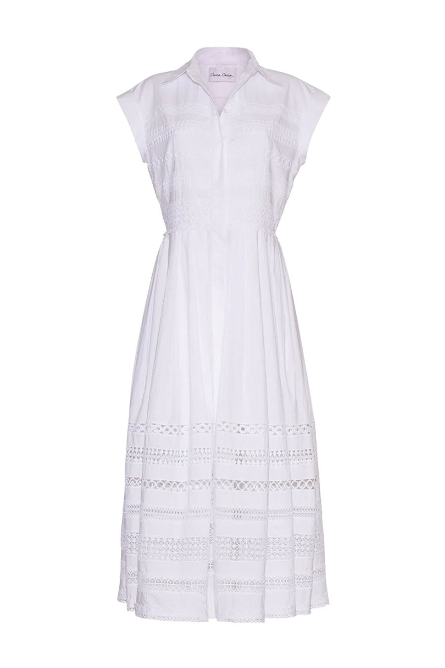 Octavia Dress in White