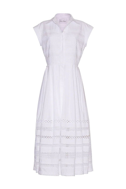 Octavia Dress in White
