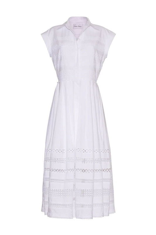 Octavia Dress in White