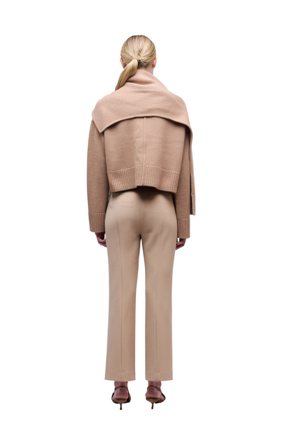 Elson Wool Cashmere Scarf Sweater