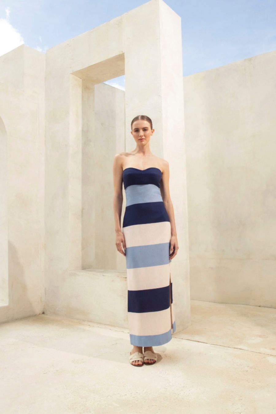 Sono Veri Maxi in Maxi Blue Stripes