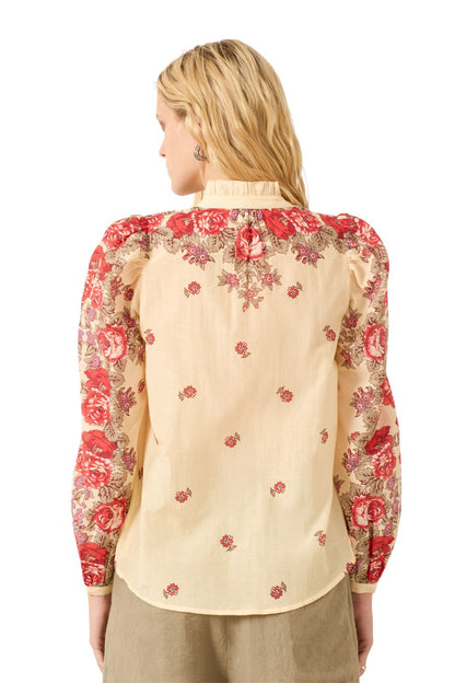 Annabel Rosebush Shirt in White