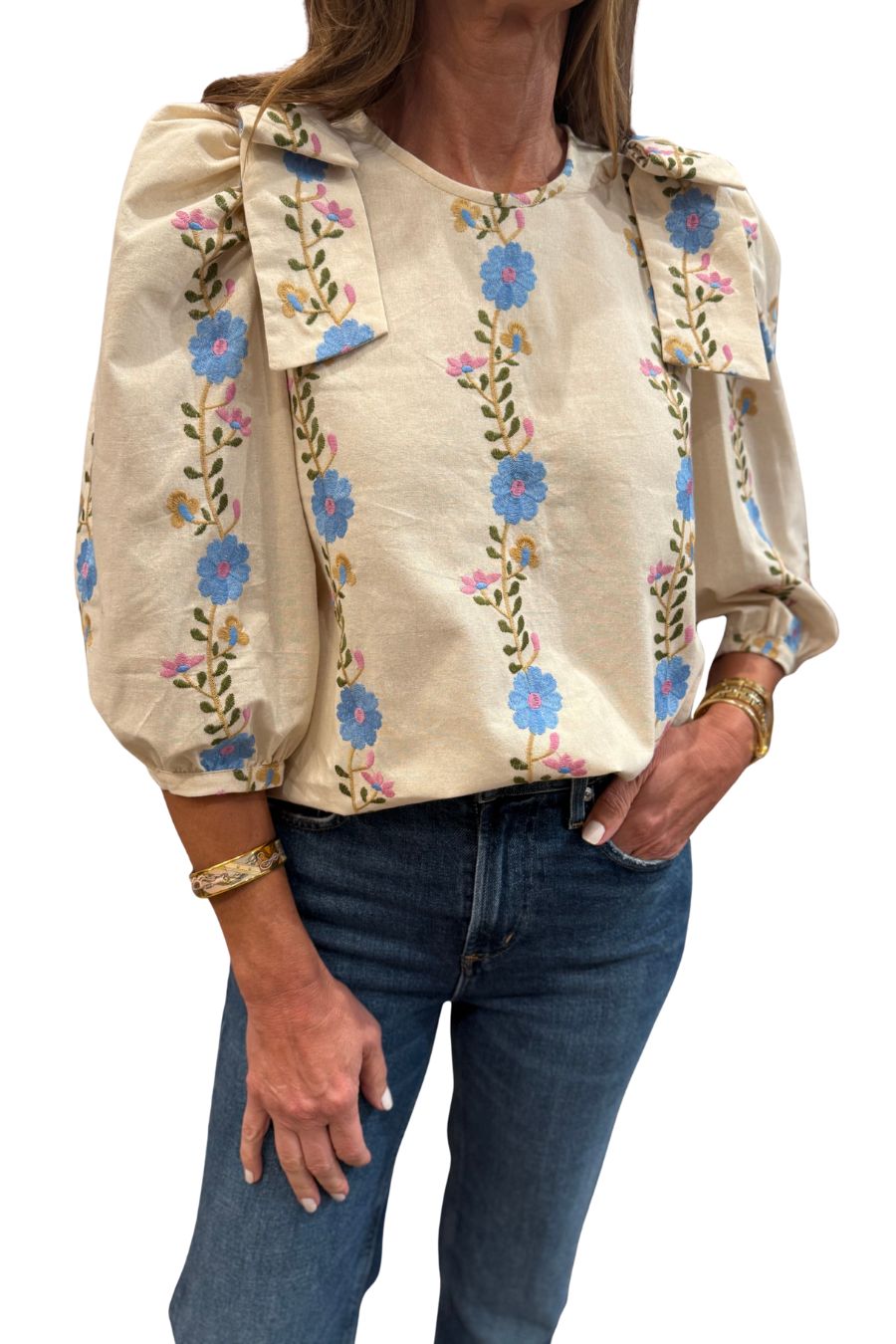 Charlotte Blouse in Floral Multi