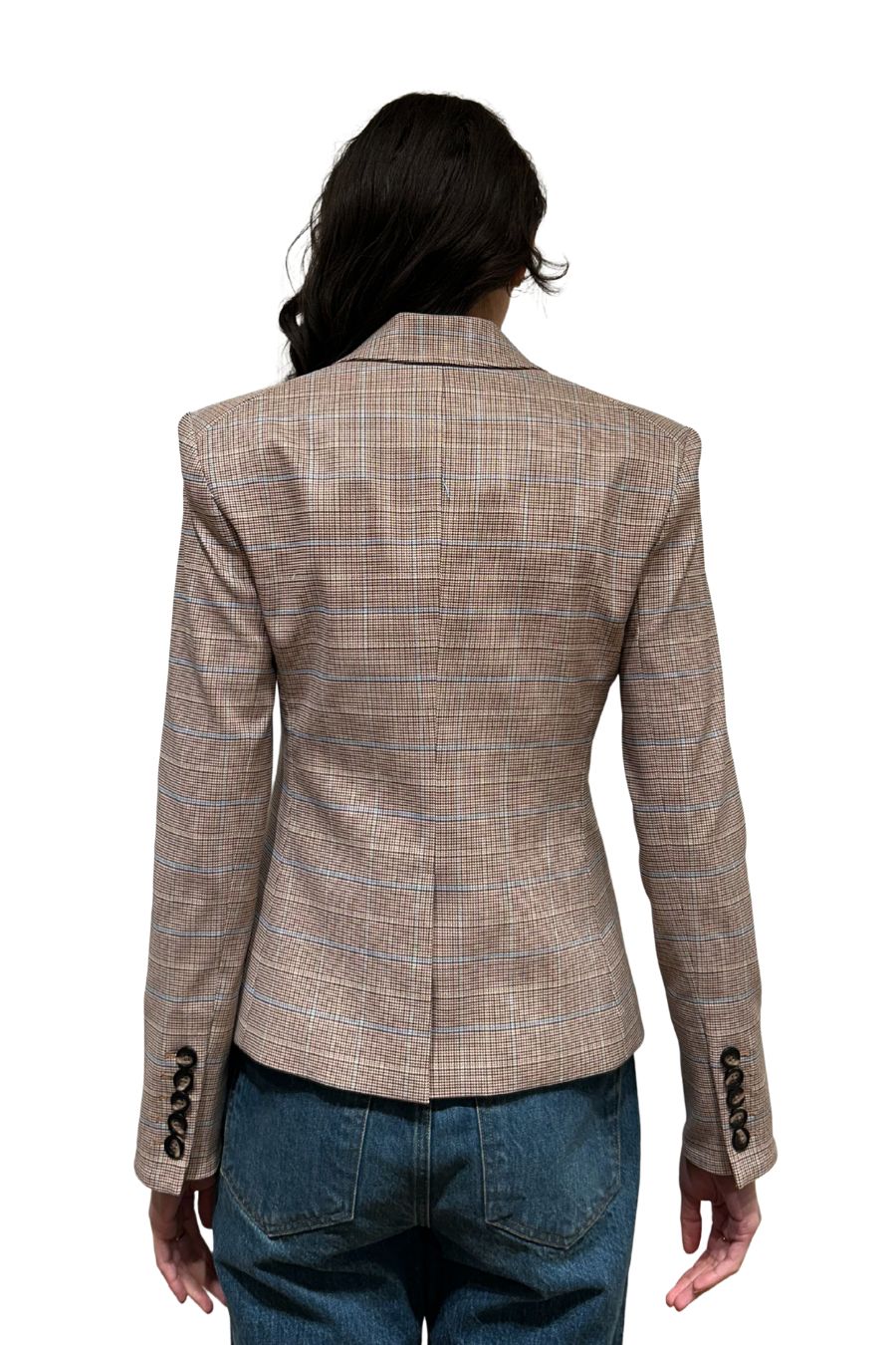 Cropped Rickie Dickey Jacket in Hazelnut Multi