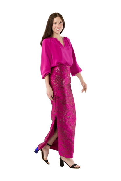 Ariana Blouse in Magneta
