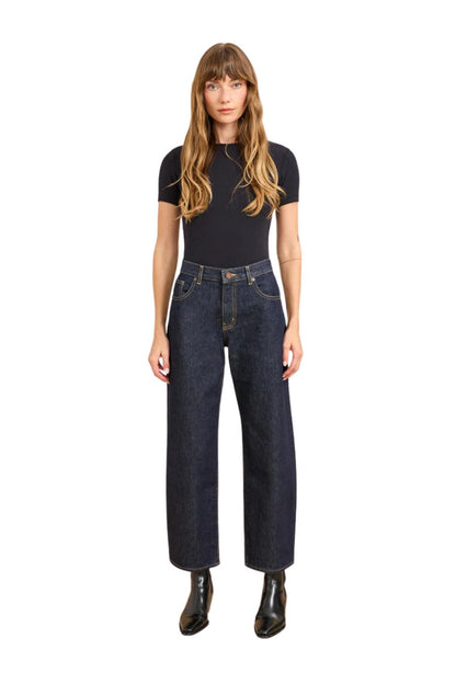 Marilyn Mid-Rise Barrel Jean in Colin
