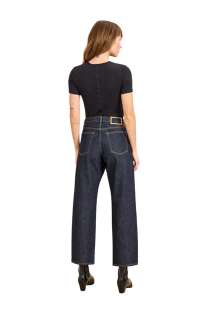 Marilyn Mid-Rise Barrel Jean in Colin