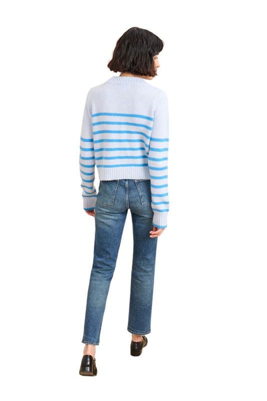 Mini Marin Sweater in Light Blue/Blue