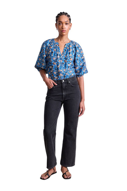 Mitte Top in Florette Blue