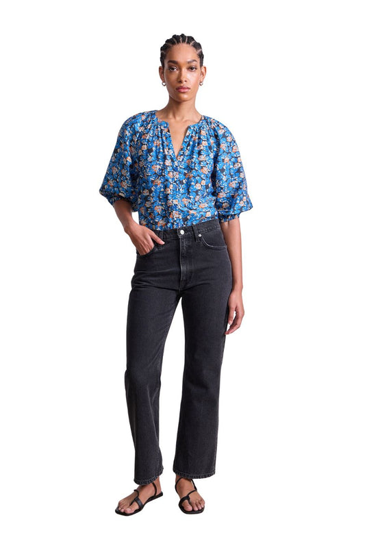 Mitte Top in Florette Blue