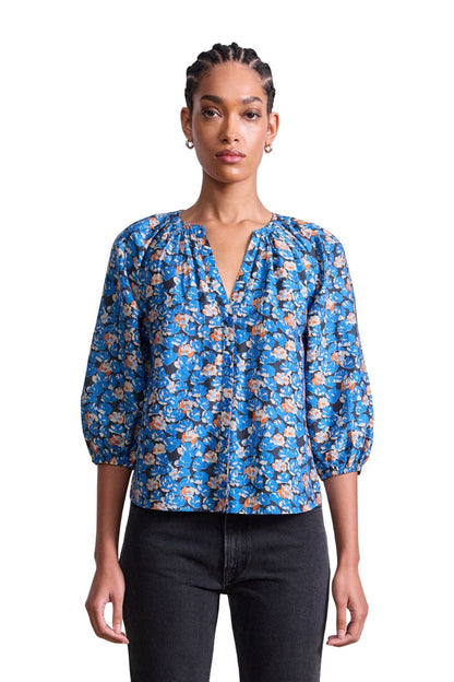 Mitte Top in Florette Blue