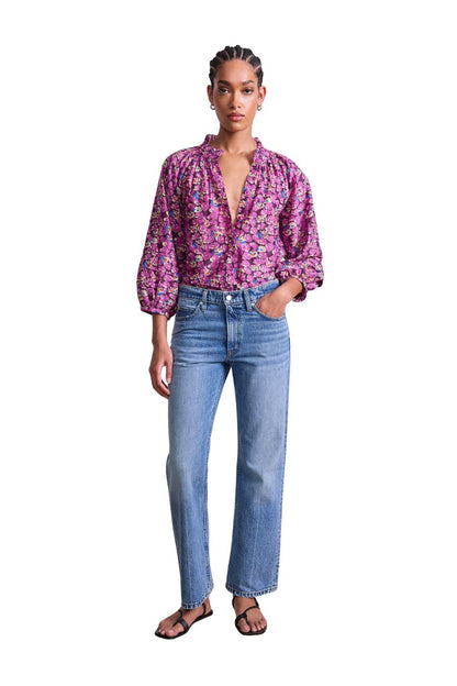 Trini Top in Florette Peony