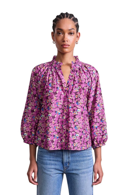 Trini Top in Florette Peony