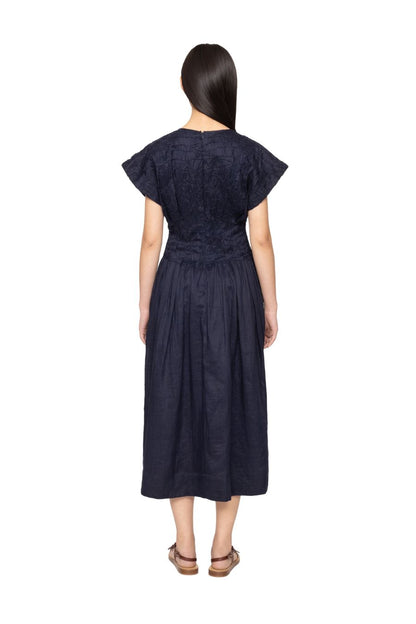 Imogen Dress in Navy
