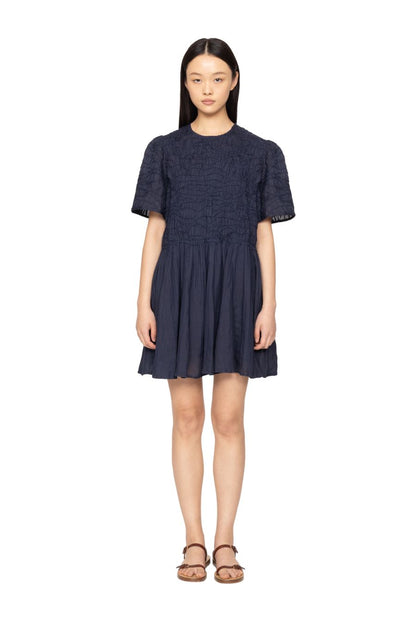 Imogen S/S Dress in Navy