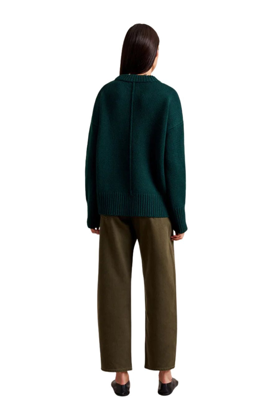 Solid Marin Sweater in Forest