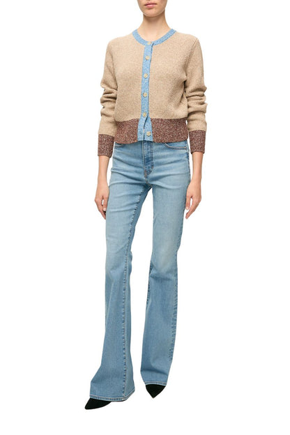 Beverly High Rise Skinny Flare in Riviera Breeze