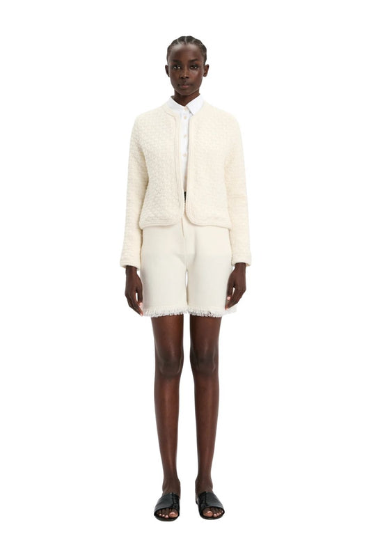 The Tate Jacket in Ivory