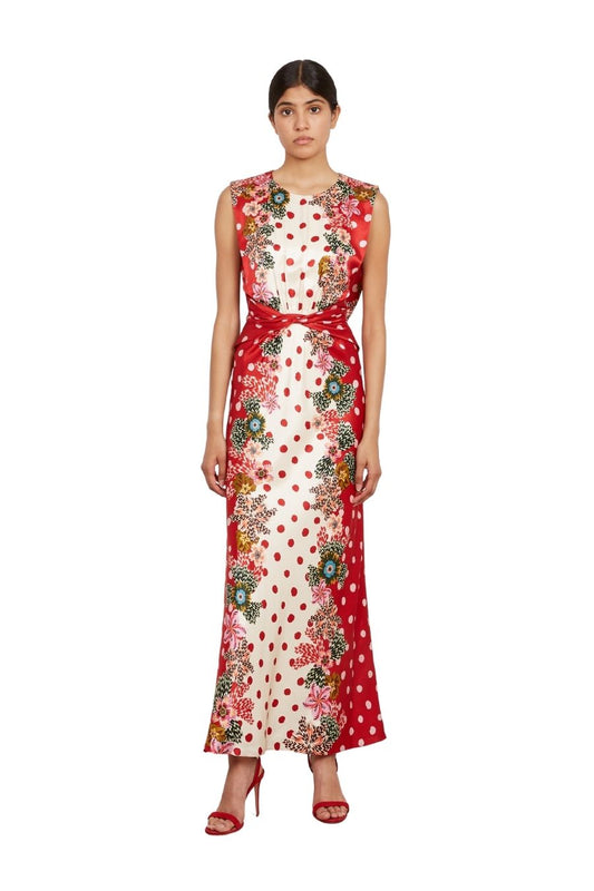 Gwen Dress in Plumeria Rouge